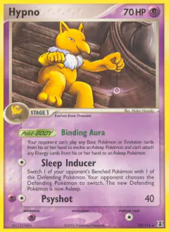Hypno Rare card from Delta Species