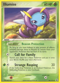 Illumise Uncommon card from Delta Species