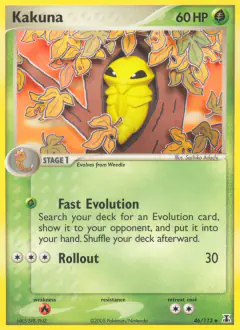 Kakuna Uncommon card from Delta Species