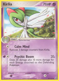 Kirlia Uncommon card from Delta Species