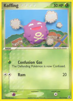 Koffing Common card from Delta Species