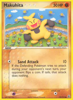 Makuhita Common card from Delta Species