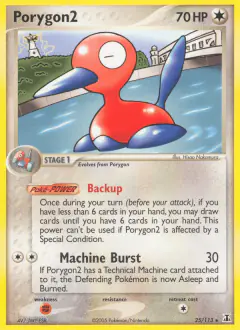 Porygon2 Rare card from Delta Species