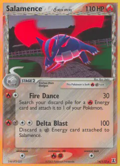 Salamence δ Rare Holo card from Delta Species