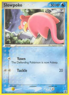 Slowpoke Common card from Delta Species