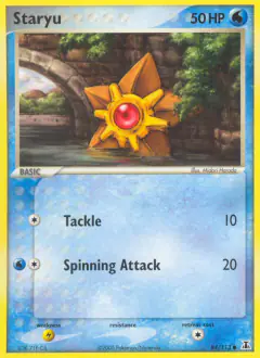 Staryu Common card from Delta Species