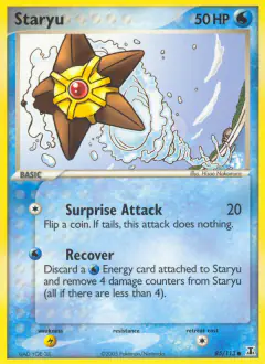 Staryu Common card from Delta Species