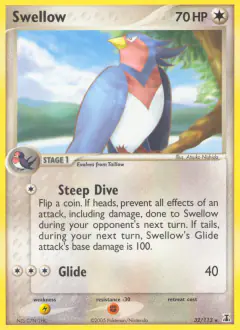 Swellow Rare card from Delta Species