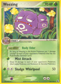 Weezing Rare card from Delta Species