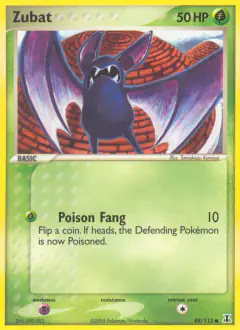 Zubat Common card from Delta Species