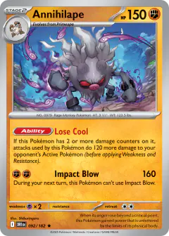 Annihilape Rare card from Destined Rivals