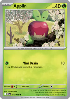 Applin Common card from Destined Rivals