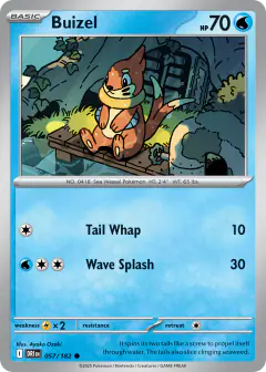 Buizel Common card from Destined Rivals