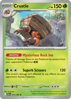 Crustle Rare card from Destined Rivals