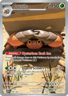 Crustle Illustration Rare card from Destined Rivals