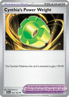 Cynthia's Power Weight Uncommon card from Destined Rivals