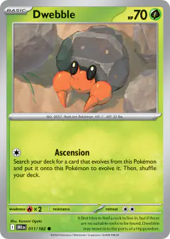 Dwebble Common card from Destined Rivals