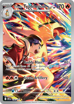 Ethan's Typhlosion Illustration Rare card from Destined Rivals