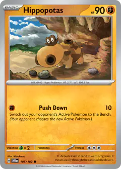 Hippopotas Common card from Destined Rivals