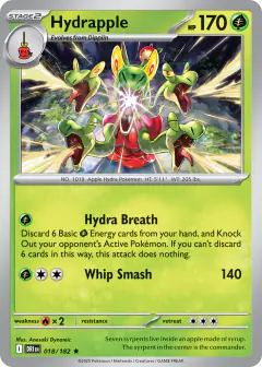 Hydrapple Rare card from Destined Rivals