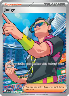 Judge Ultra Rare card from Destined Rivals
