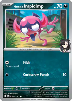 Marnie's Impidimp Common card from Destined Rivals