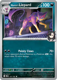 Marnie's Liepard Uncommon card from Destined Rivals