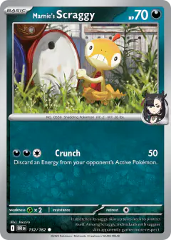 Marnie's Scraggy Common card from Destined Rivals