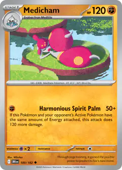 Medicham Uncommon card from Destined Rivals