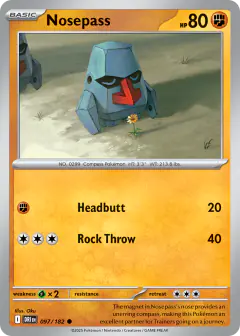 Nosepass Common card from Destined Rivals