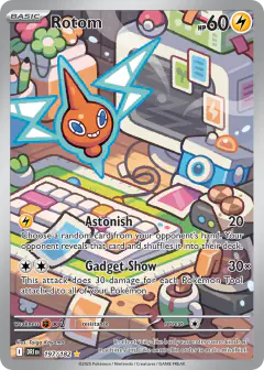 Rotom Illustration Rare card from Destined Rivals