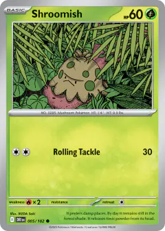 Shroomish Common card from Destined Rivals