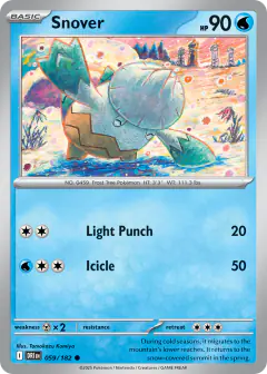 Snover Common card from Destined Rivals