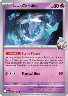 Steven's Carbink Common card from Destined Rivals