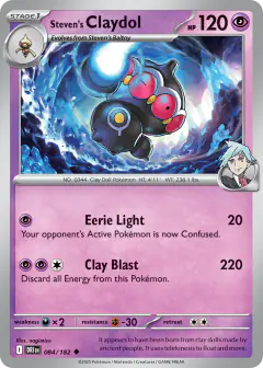 Steven's Claydol Uncommon card from Destined Rivals