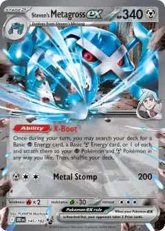 Steven's Metagross ex Double Rare card from Destined Rivals