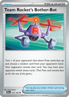 Team Rocket's Bother-Bot Uncommon card from Destined Rivals