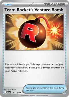 Team Rocket's Venture Bomb Uncommon card from Destined Rivals