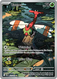 Yanma Illustration Rare card from Destined Rivals