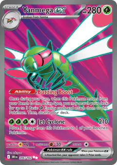 Yanmega ex Ultra Rare card from Destined Rivals