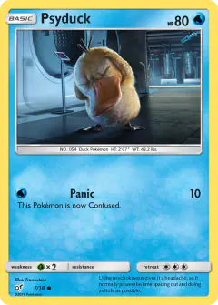 Psyduck Common card from Detective Pikachu