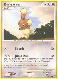 Buneary Common card from Diamond & Pearl Base