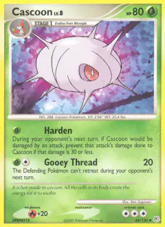 Cascoon Uncommon card from Diamond & Pearl Base