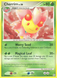 Cherrim Uncommon card from Diamond & Pearl Base