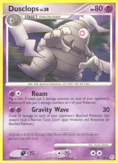 Dusclops Uncommon card from Diamond & Pearl Base