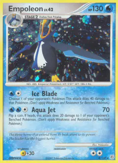 Empoleon Rare Holo card from Diamond & Pearl Base