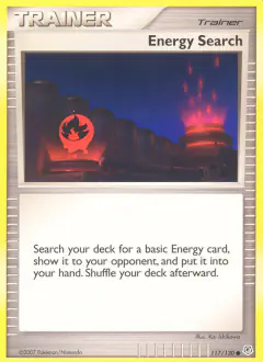 Energy Search Common card from Diamond & Pearl Base