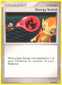 Energy Switch Uncommon card from Diamond & Pearl Base