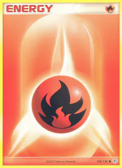 Fire Energy Common card from Diamond & Pearl Base