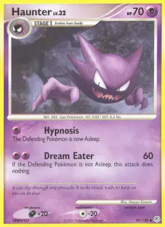 Haunter Uncommon card from Diamond & Pearl Base